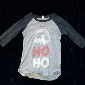 UA 3/4 Length HO HO T-shirt